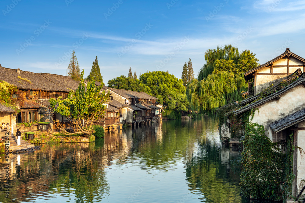 中国乌镇风景特写