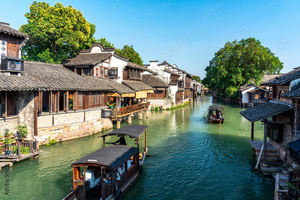 中国乌镇风景特写