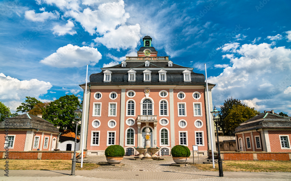 Bruchsal Palace, a Baroque palace complex in Baden-Wuerttemberg, Germany