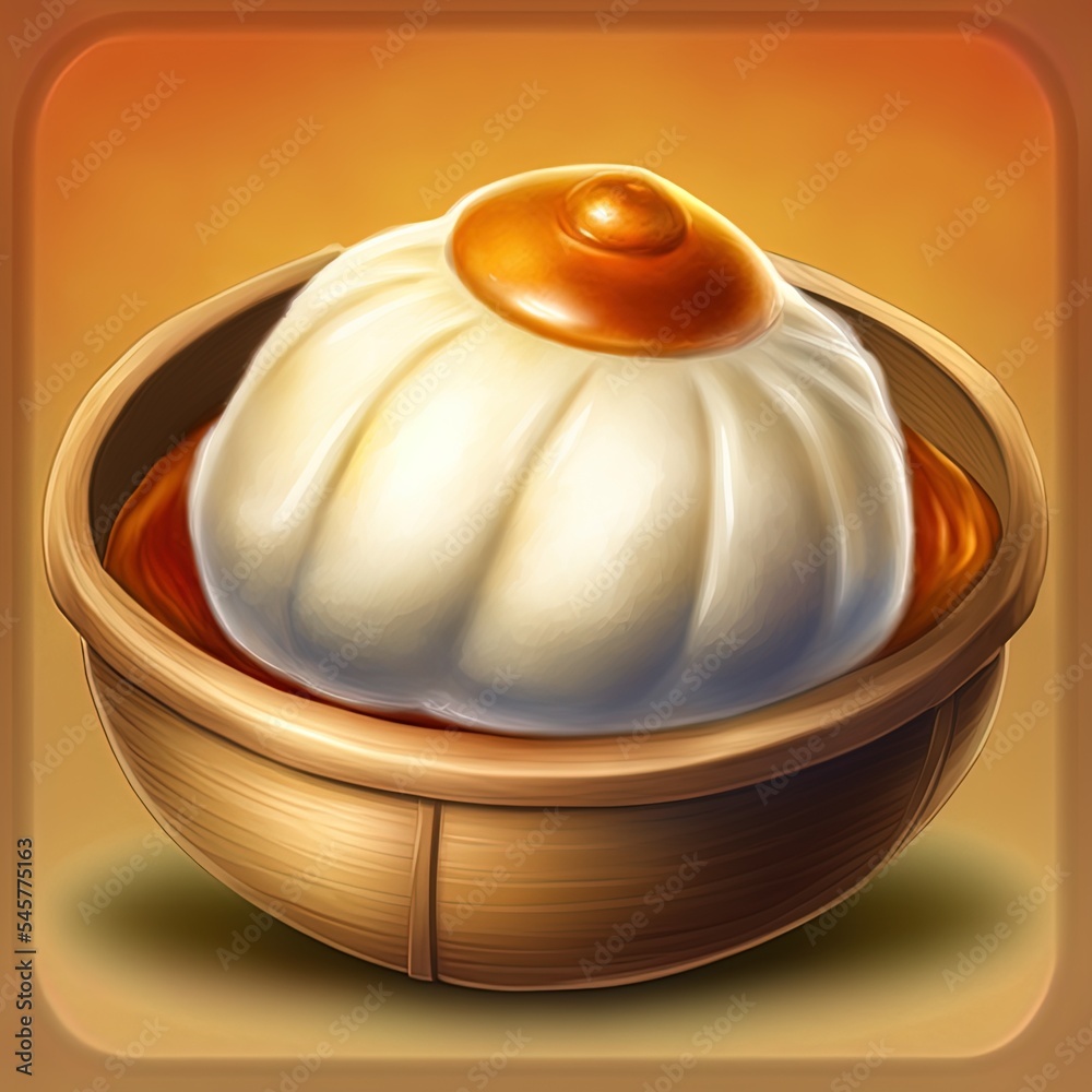 Steamed stuffed bun icon