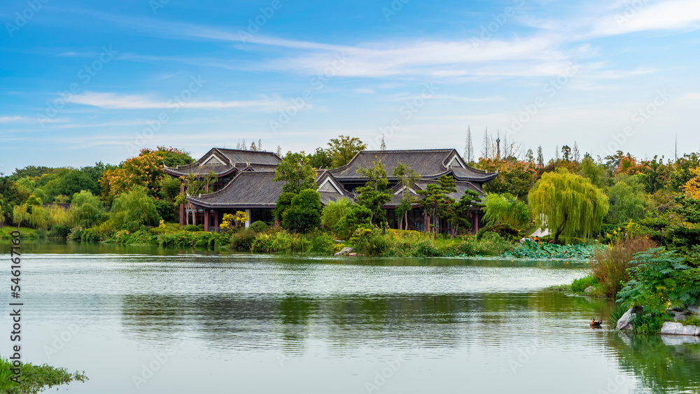 中国古典园林风景街景