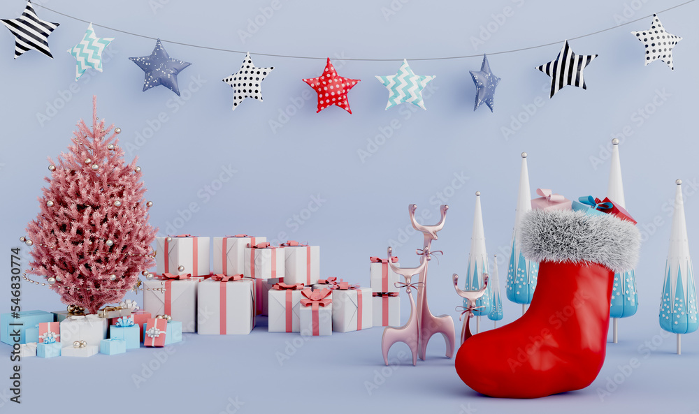 Creative Christmas C4D format