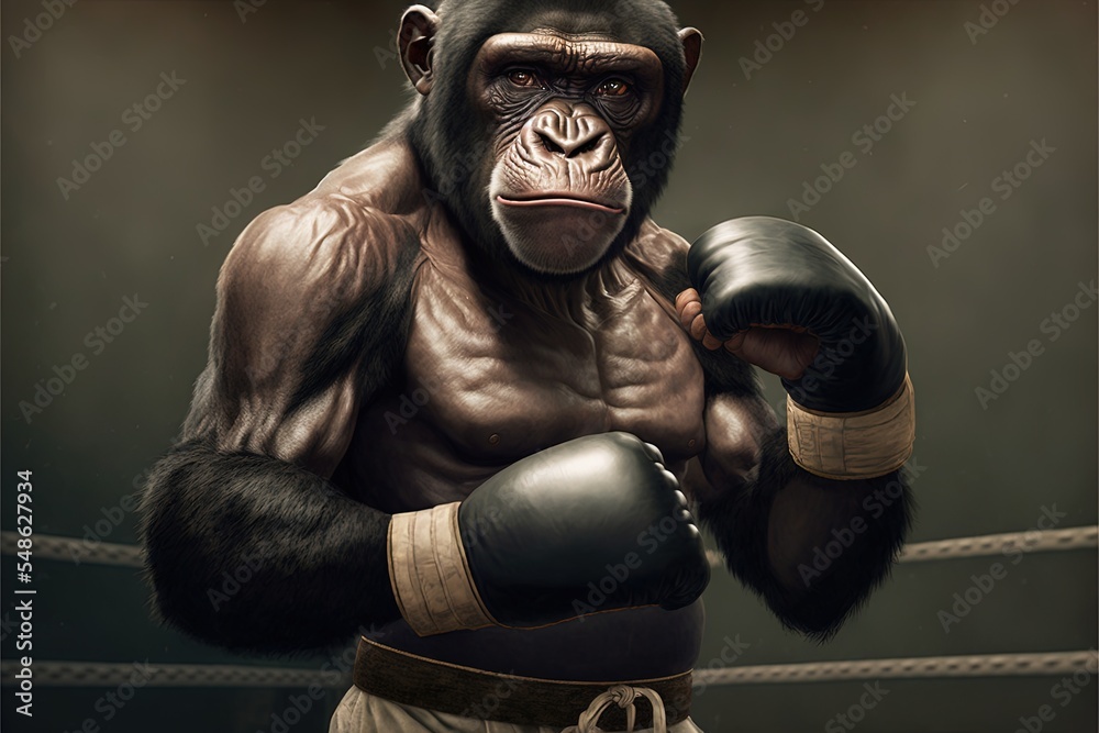 The Chimpanzee As The Professional Boxing Player