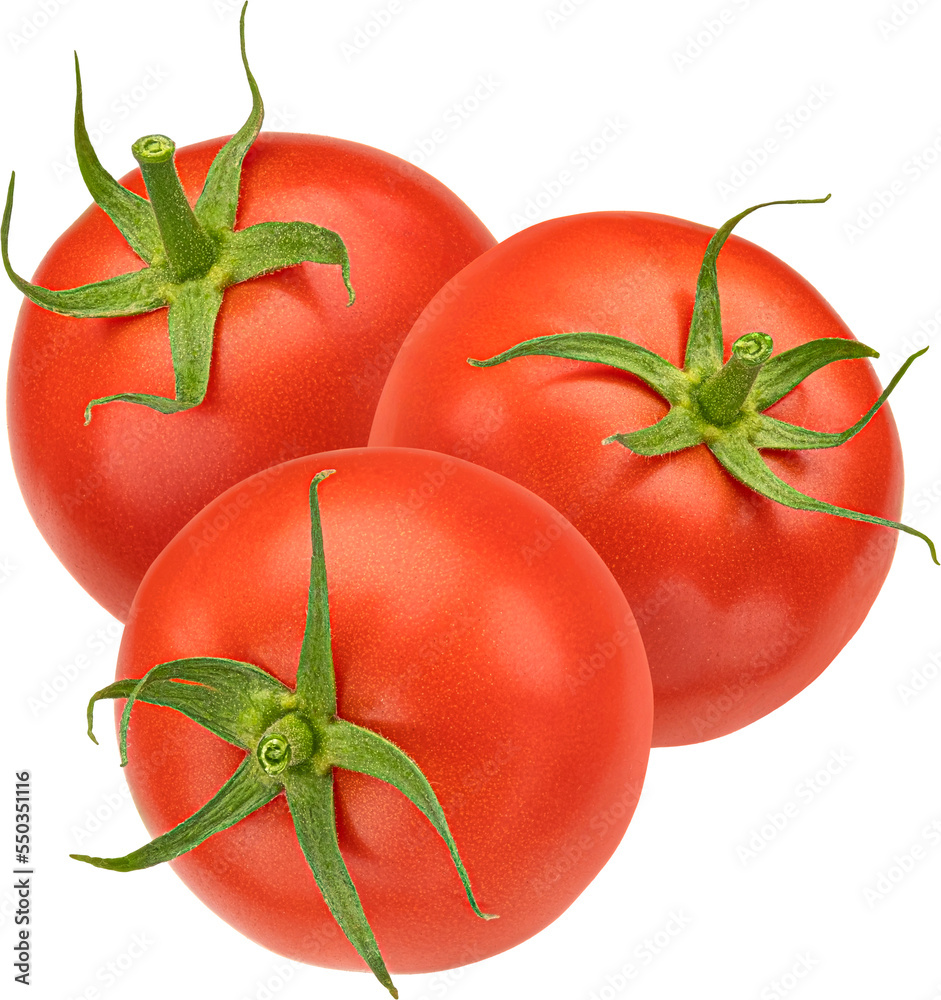 Cherry tomatoes isolated