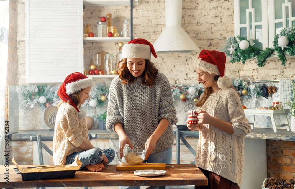 Cooking Christmas cookies