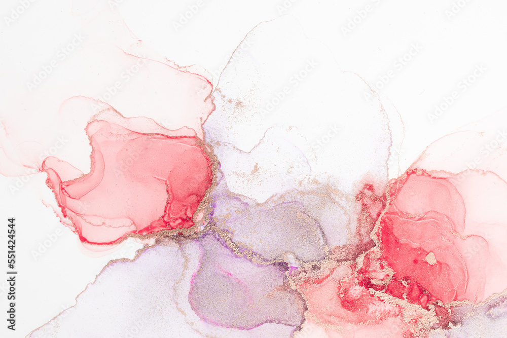 Marble ink abstract art from meticulous original painting abstract background . Painting was painted