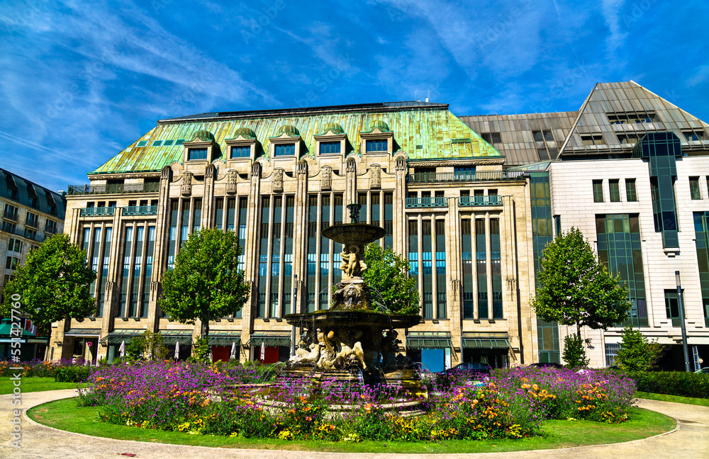 Kaufhof an der Ko, a historic market in Dusseldorf - North Rhine-Westphalia, Germany