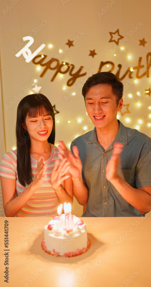 couple celebrate birthday