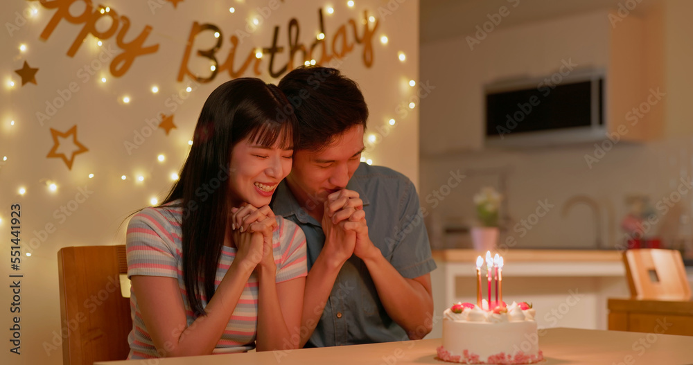 couple celebrate birthday