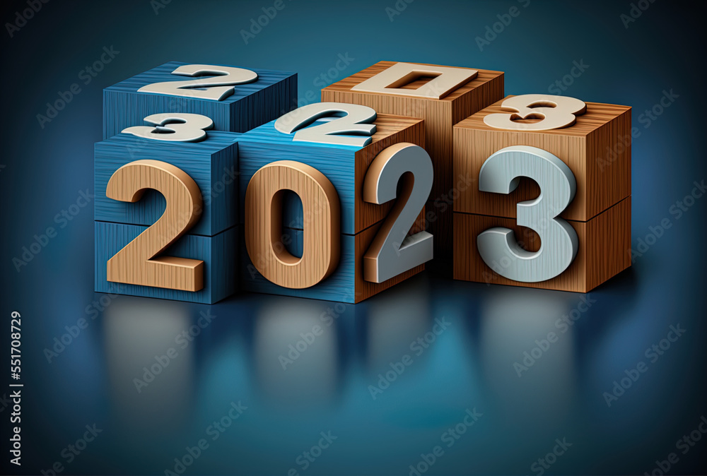 2023欢迎来到一个美好的圣诞节和2023年的快乐新年，这是一个快乐的新年背景。