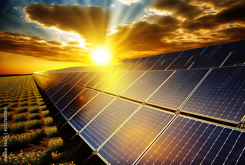 Photovoltaics in solar power plants use natural energy.. Generative AI