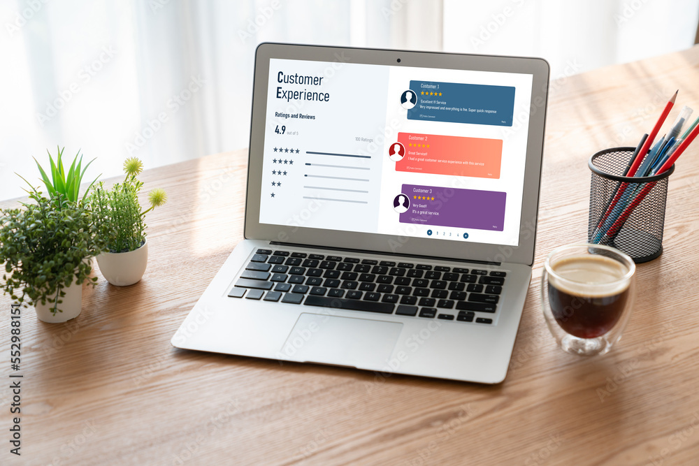 Customer experience and review analysis by modish computer software for corporate business