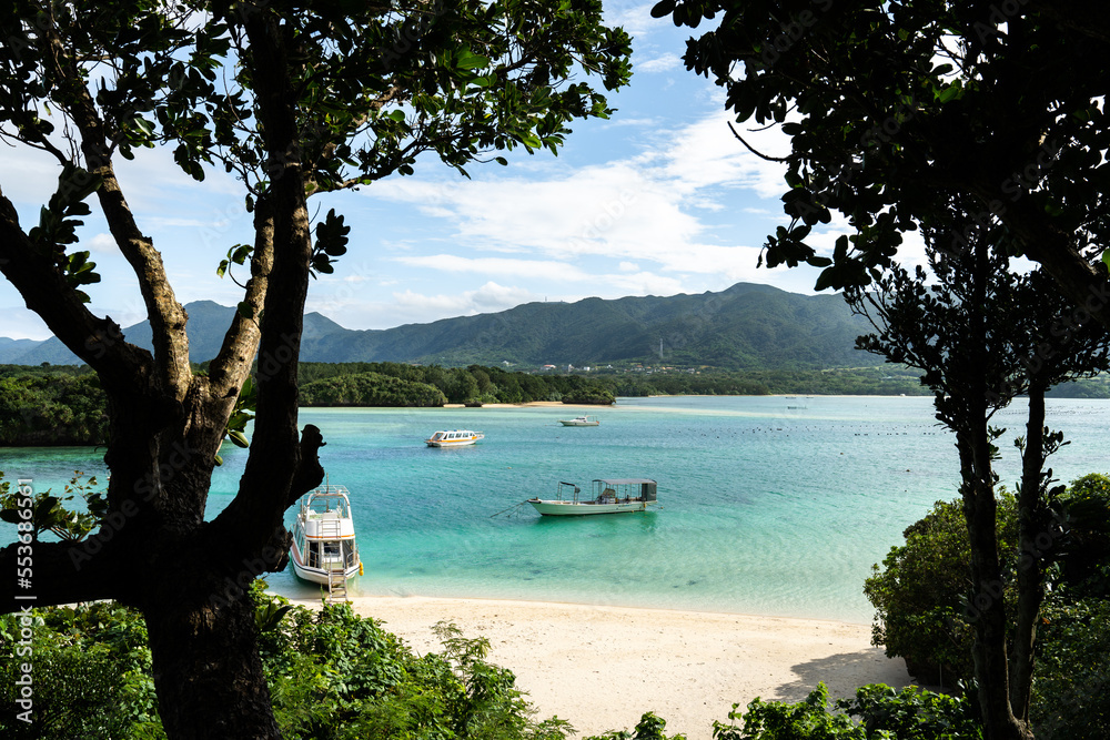 沖縄県・石垣島・川平湾の風景