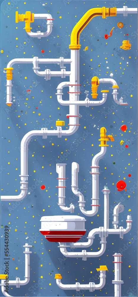 Generative AI,aerial view of oil refinery and gas industry in petrochemical plant at twilight