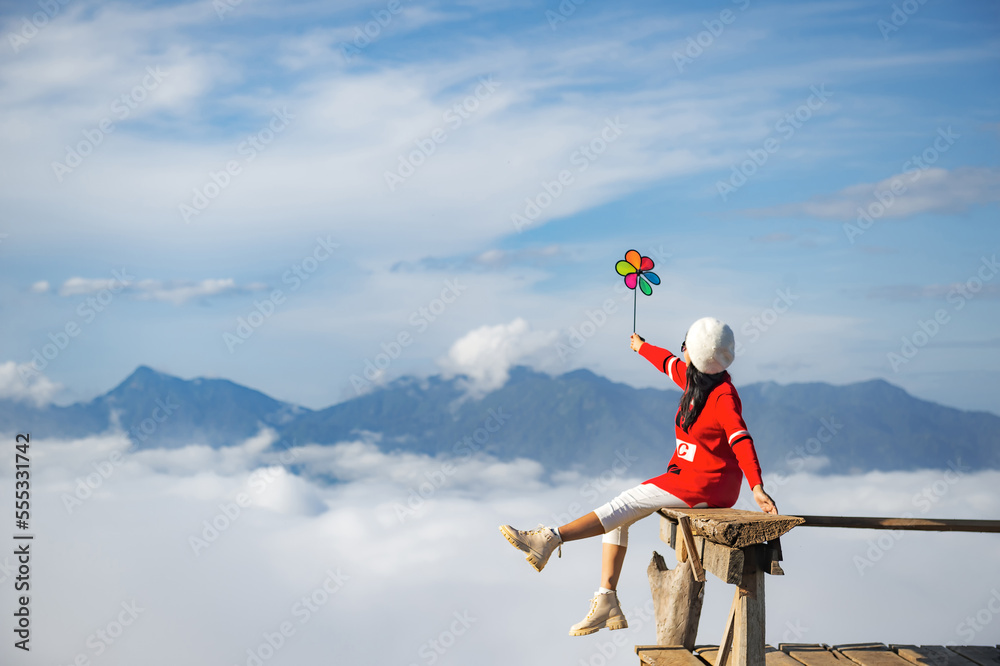 Thai traveler woman