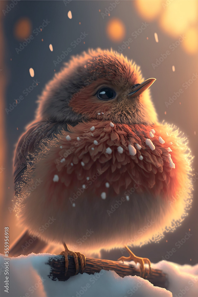 baby bird, generative ai