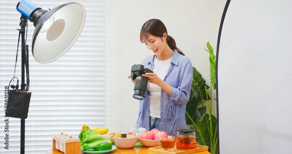 Photographer taking picture