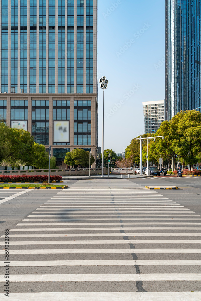 中国苏州现代城市建筑景观