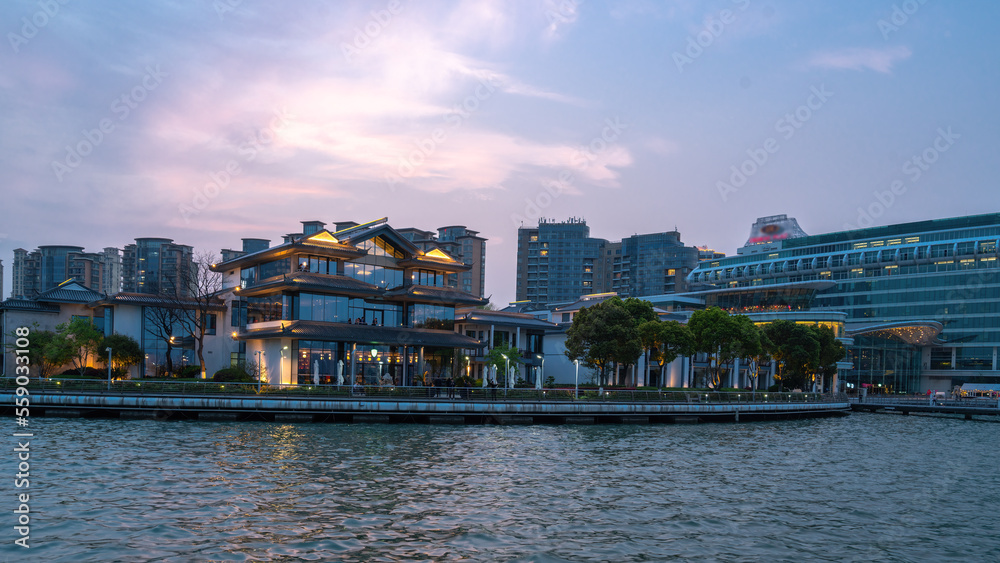 Modern Urban Architectural Landscape of Suzhou, China