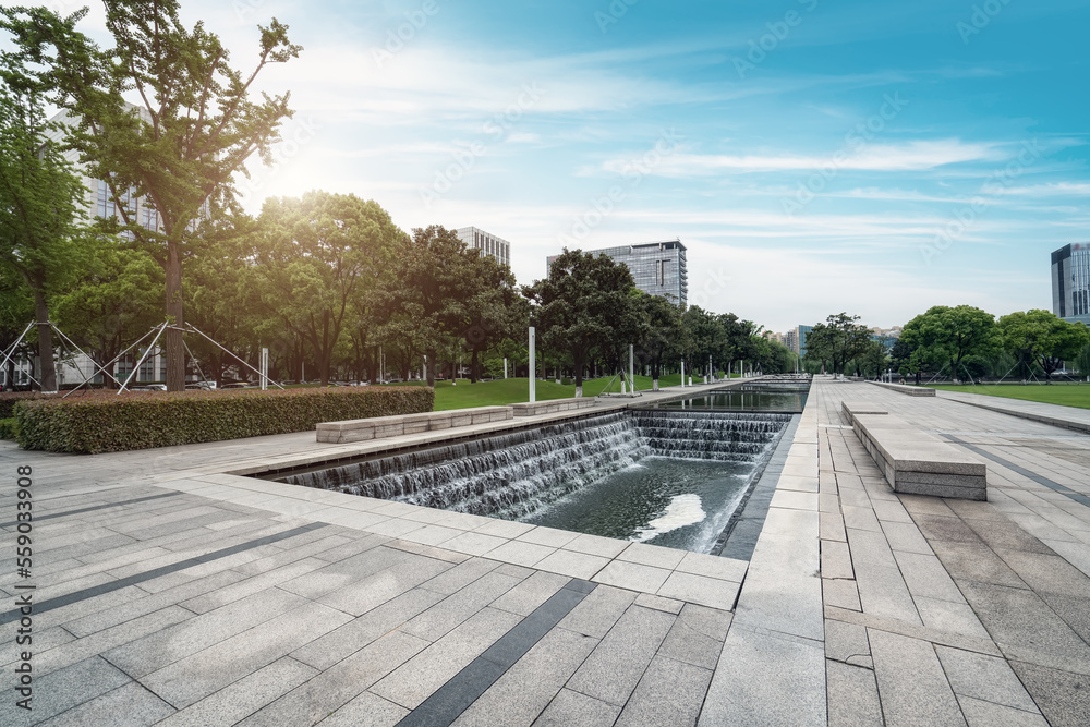 中国苏州现代城市建筑景观