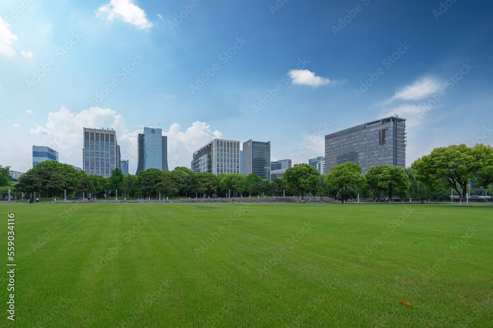 中国苏州现代城市建筑景观