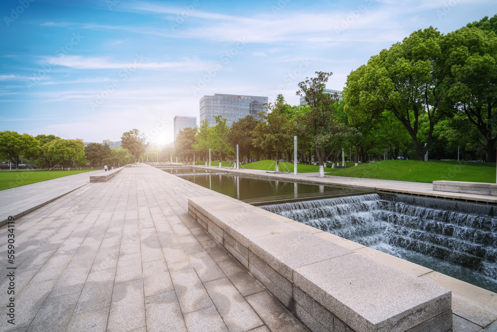 Modern Urban Architectural Landscape of Suzhou, China