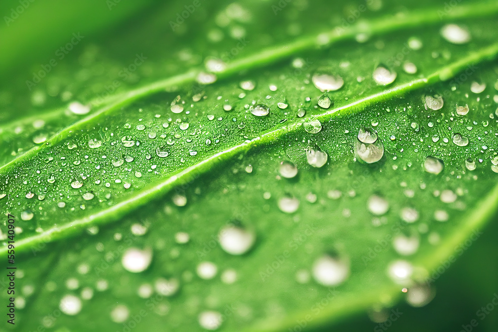 Green leaf background close up view. Nature foliage abstract of leave texture for showing concept of