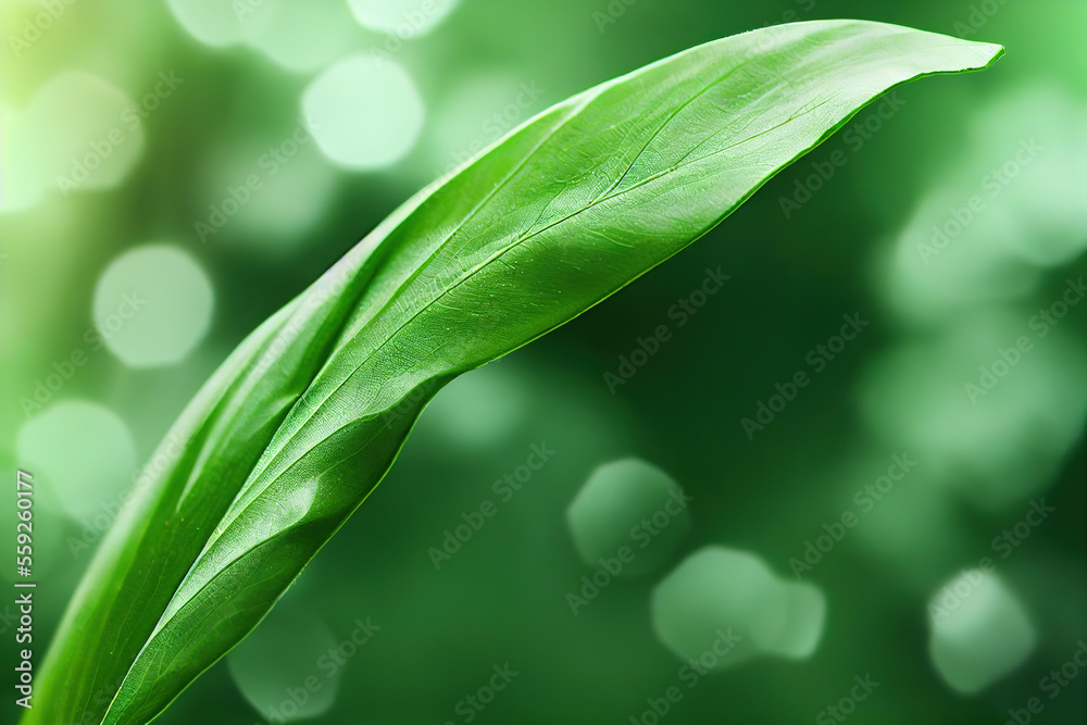 Green leaf background close up view. Nature foliage abstract of leave texture for showing concept of