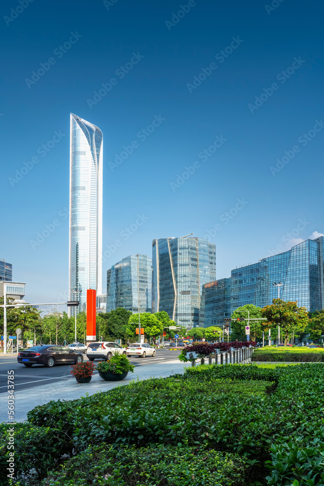 Modern Urban Architectural Landscape of Suzhou, China