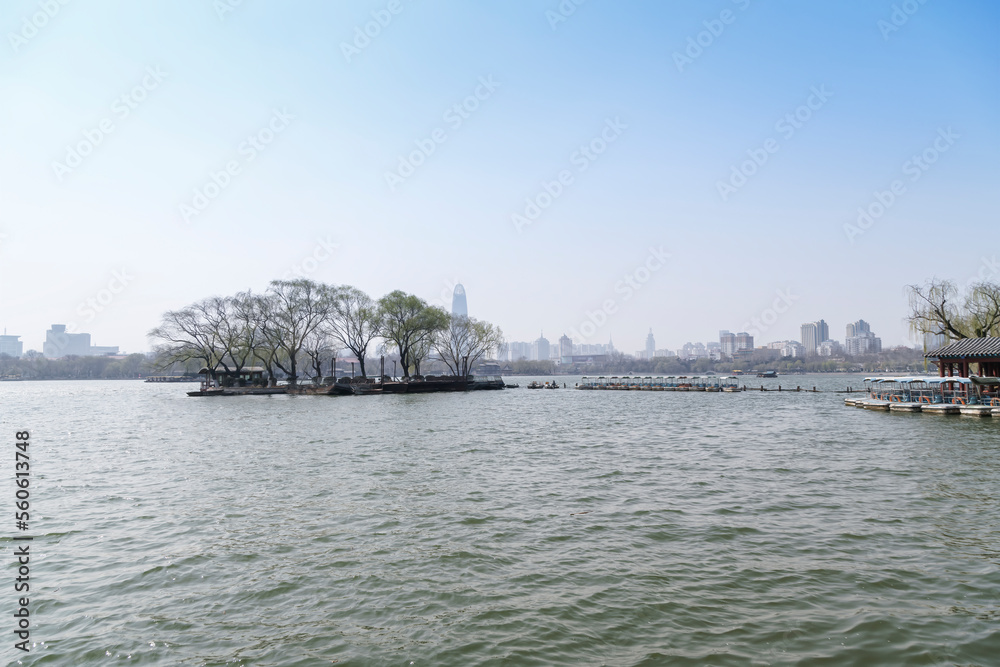 济南中国园林景观街景