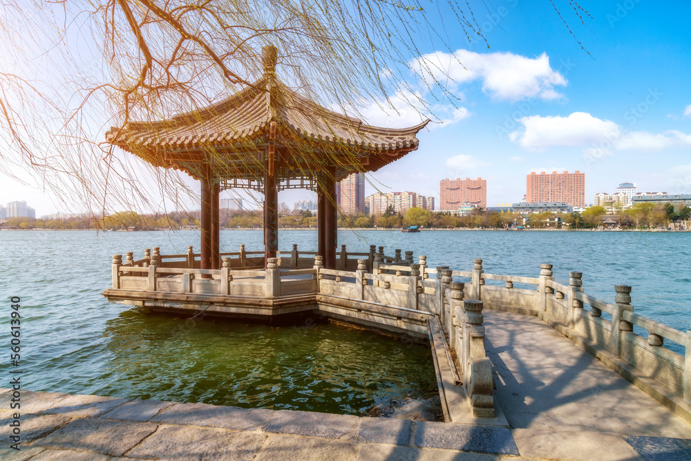 Jinan Chinese Garden Landscape Street View