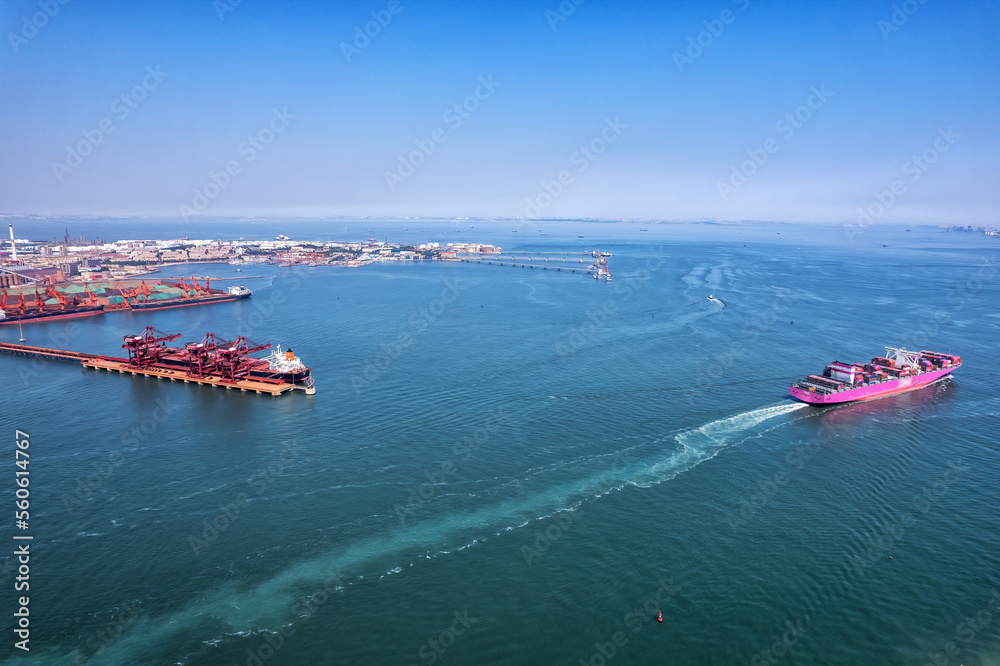 航空港码头集装箱物流海运