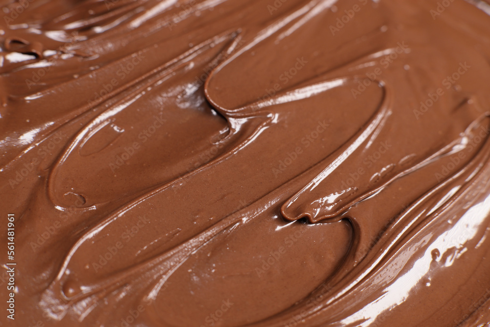 chocolate cream, pasta on toast, texture, background, selective focus