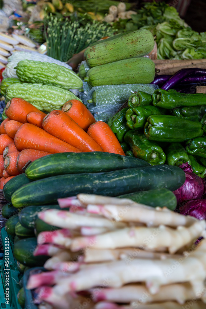 Assortment of fresh vegetables