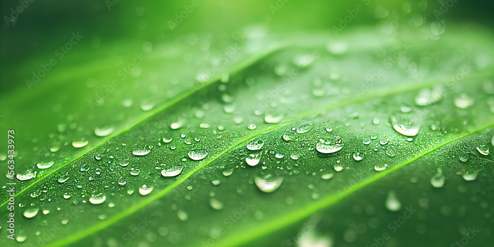 Green leaf background close up view. Nature foliage abstract of leave texture for showing concept of