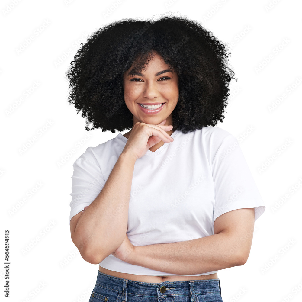 An attractive young woman posing isolated on a PNG background.