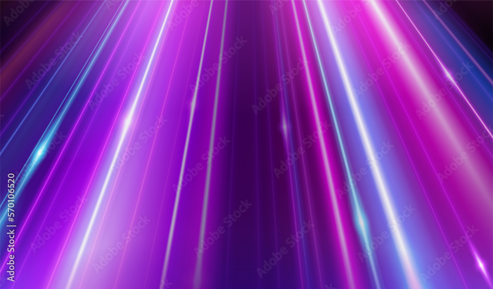 3D neon light effect background