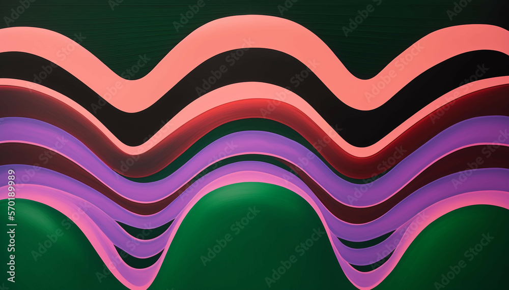 A bold and modern abstract background with a dynamic and artistic wave, conveying a sense of movemen