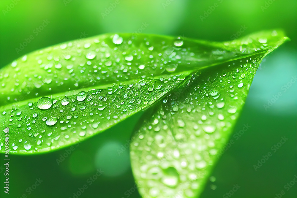 Green leaf background close up view. Nature foliage abstract of leave texture for showing concept of