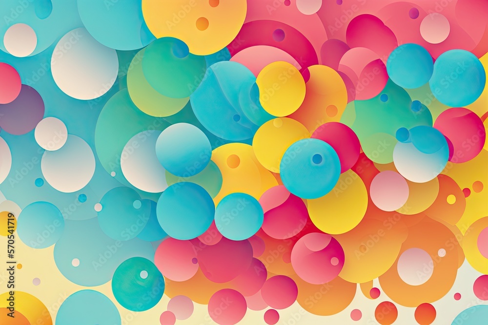 colorful balloons background