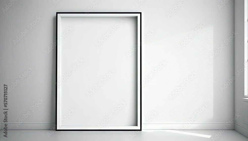  an empty room with a white door and a white wall with a window on the side of the room and a white 