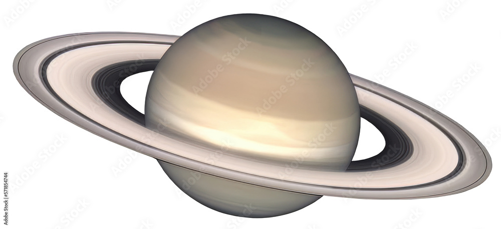 Saturn on transparent background. Elements of this image furnished by NASA.