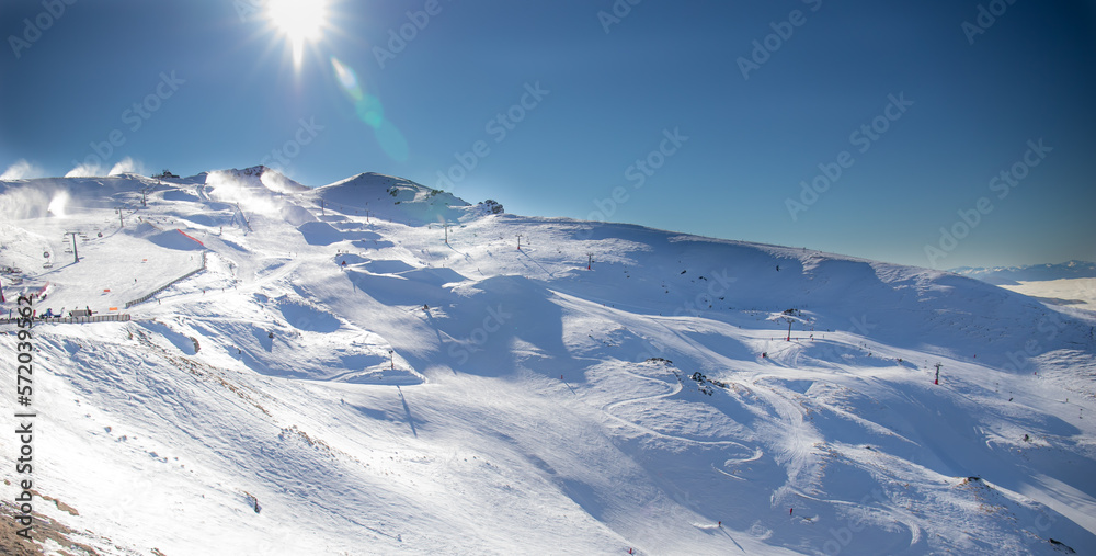 winter mountain landscape