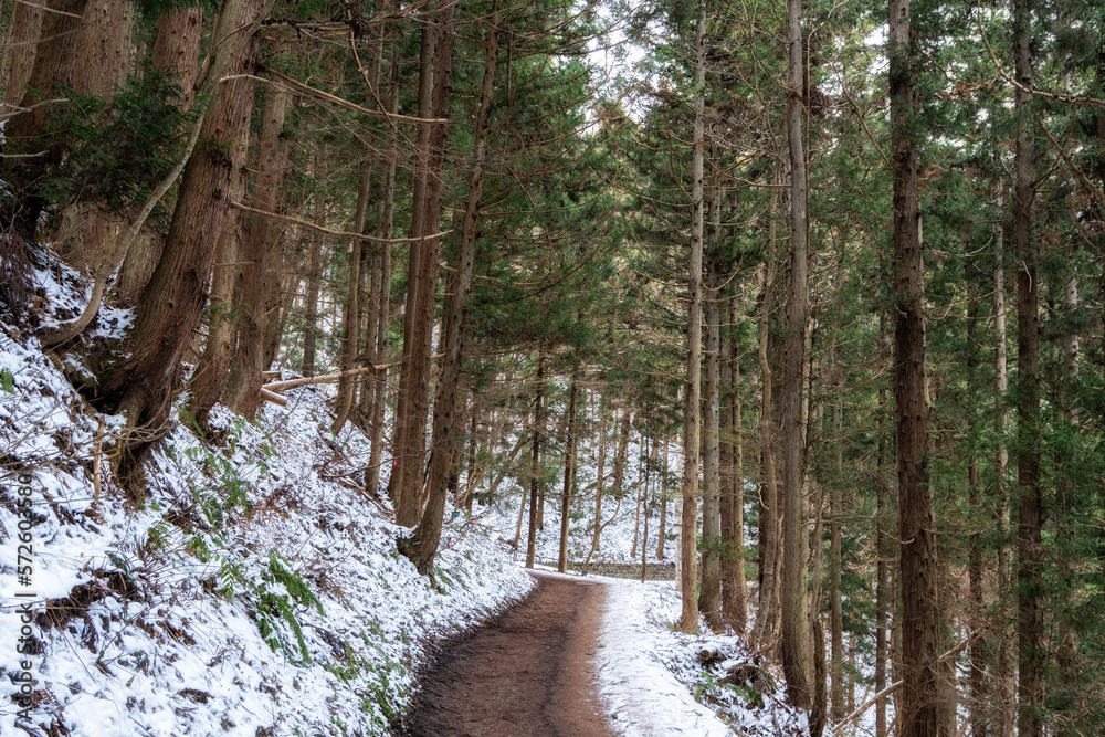 Yumichi walkway in winter