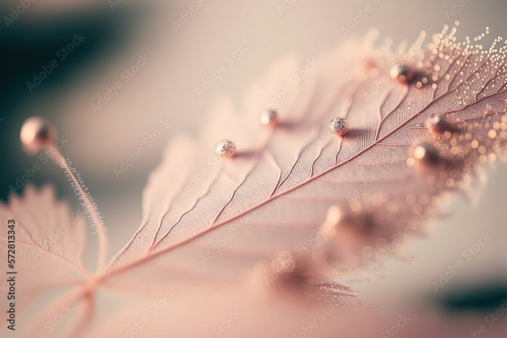 Abstract macrophotography of flower close up view . Soft pastel pink abstract background . Sublime G