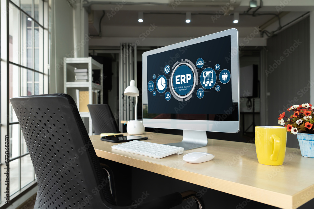 ERP enterprise resource planning software for modish business to plan the marketing strategy