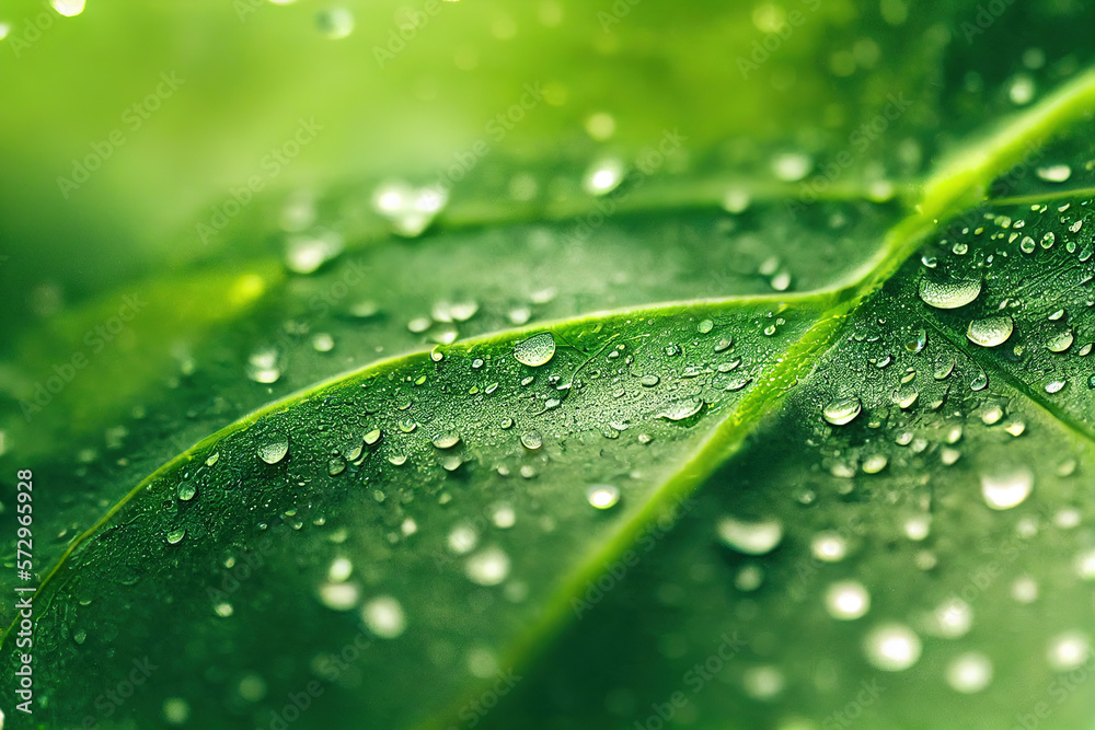 Green leaf background close up view. Nature foliage abstract of leave texture for showing concept of