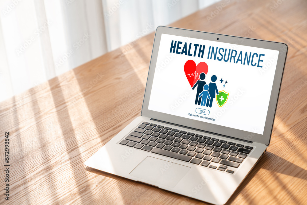 Health insurance web site modish registration system for easy form filling