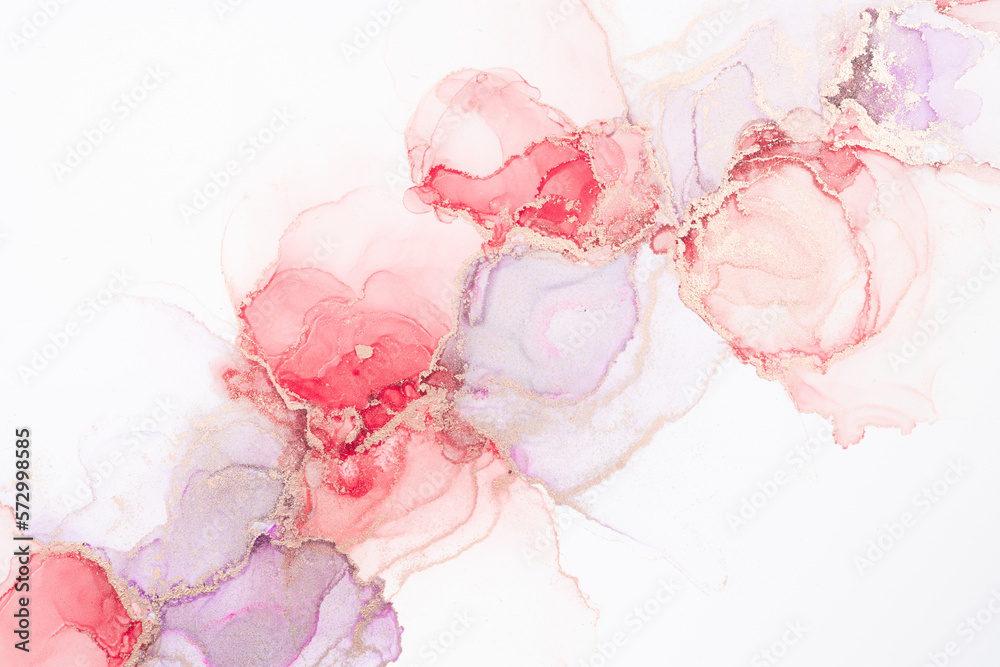 Marble ink abstract art from meticulous original painting abstract background . Painting was painted