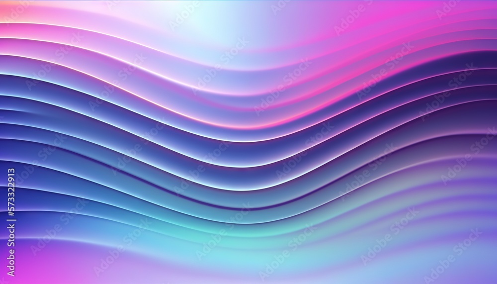 Dreamy y2k gradient color blur background. Color waves. Generative AI